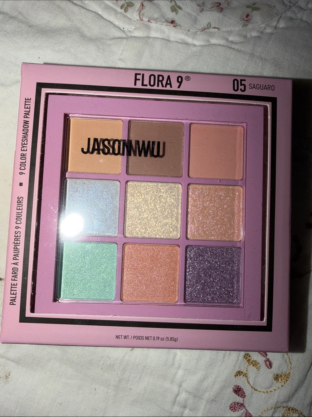 Jason Wu Flora 9 Eyeshadow Palette - Pink, Mint, Purple, Gold